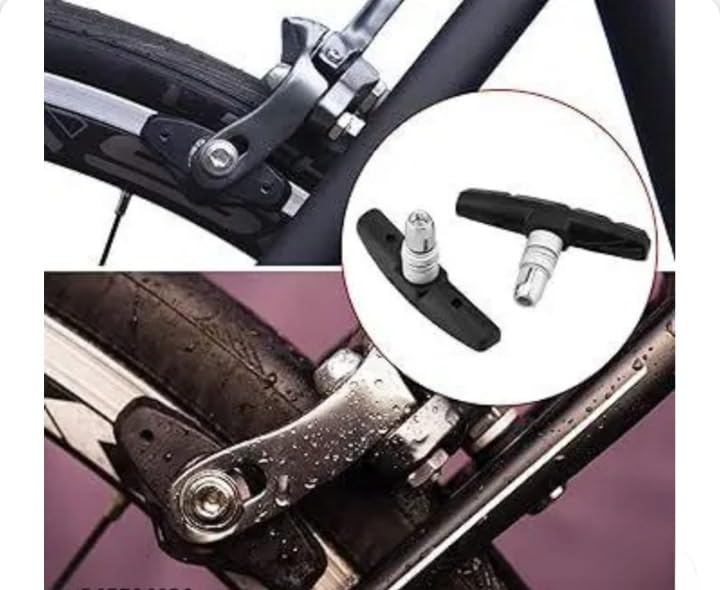 Bicycle Brake Shoes | Durable Power Brake Pads for MTB & Road Bikes | Universal Bike Brake Shoes with Clutch Wire | Reliable Stopping Power (1, 70 mm) 2
