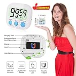 4-Piece Multi-Function Electronic Timer, Learning Management, Suitable for Kitchen, Study, Work, Exercise Training, Outdoor Activities(not Including Battery). - Image 3