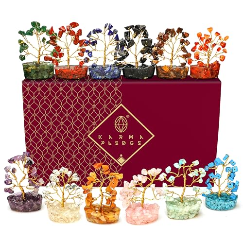 KARMAPLEDGE Healing Crystal Tree of Life...