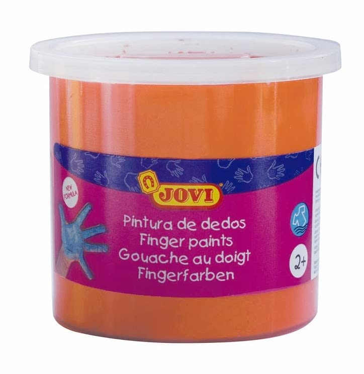 Jovi 560-06 - Pintura Dedos Jovi 125cl., Naranja Caja x 5