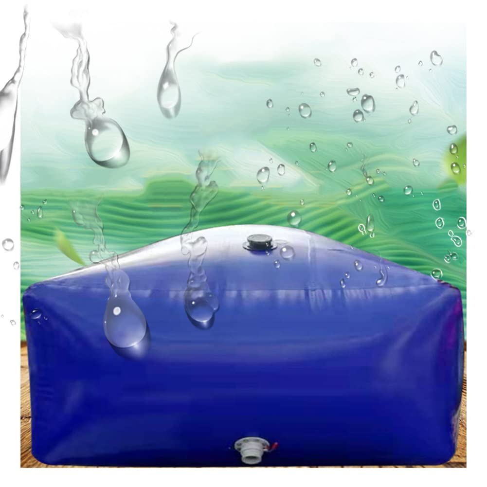 Sacca di stoccaggio dell'acqua, Serbatoi d'acqua pieghevoli Sacca d'acqua morbida resistente alla siccità Serbatoio dell'acqua Resistente alla siccità e antincendio Uso agricolo (Colore : Blu, Dimensi