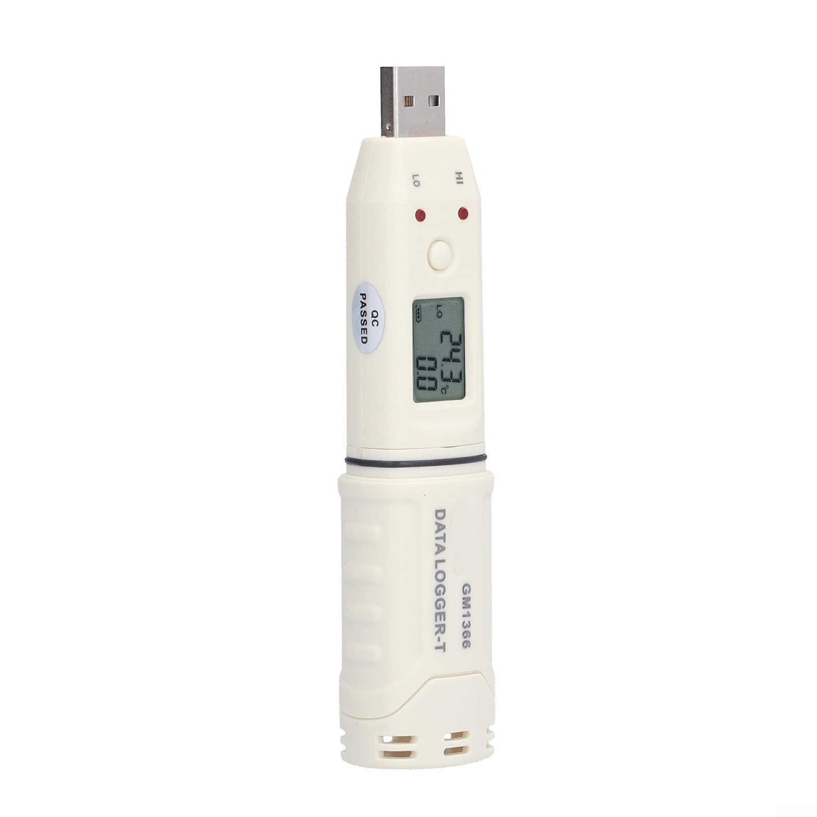 Registratore dati di temperatura e umidità GM1365/GM1366 con interfaccia USB, funzione di allarme e software di analisi per agricoltura, catene di raffreddamento e laboratori (GM1365)