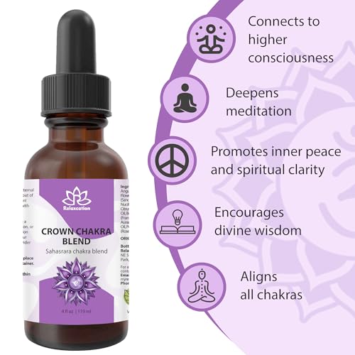 Aceite mezcla para Chakra Corona Relaxcation 1 oz miniatura 2