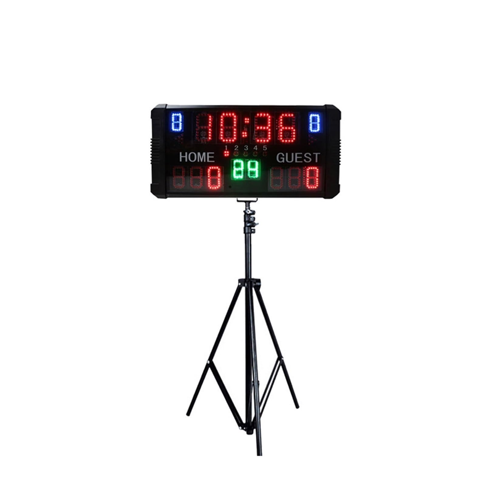 Elektronische Anzeigetafel, Großer professioneller Flexibler Stativständer, ausziehbarer und Faltbarer Anzeigetafel-Timer-Halter for Basketball-Liga-Wrestling-Turnier-Fußballsportarten