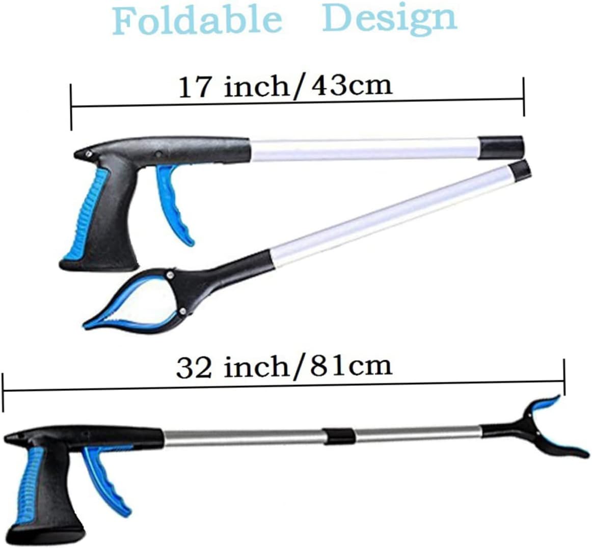 Foldable Trash Picker Reach Assist Tool Grabber Reacher Litter up Multi-Purpose Grabber