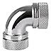 Price comparison product image Thermaltake Pacific 16 mm G1/4 PETG Tube 90-Degree Dual Compression OD - Chrome
