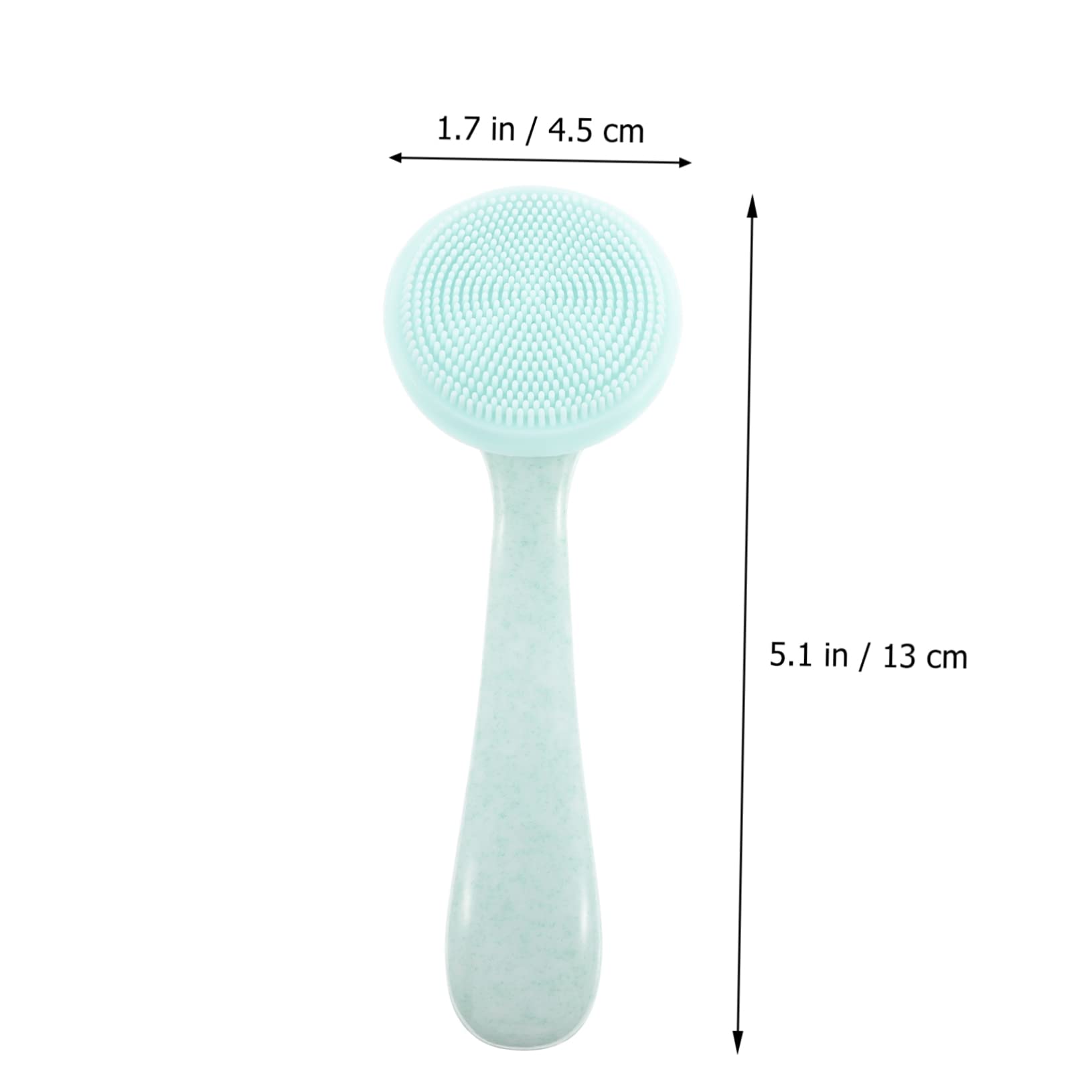 FRCOLOR 9piezas Cepillo De Limpieza Facial De Silicona De Herramienta Manual Para Limpieza Profunda y Eliminación De Impurezas Piel
