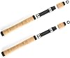 TEAMWILL 2PACKS Spinning Fishing Rod Building Repair Composite Cork Handle Grip and Reel Seat