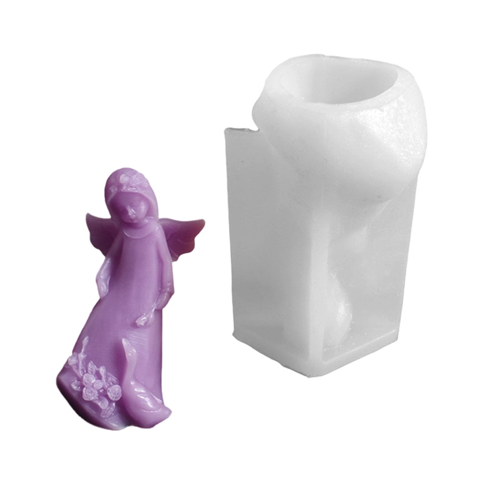 Ljhnba B Flexible Silicone Craft Detailed Angelic For Diffuser Art Projects Angelic Wing
