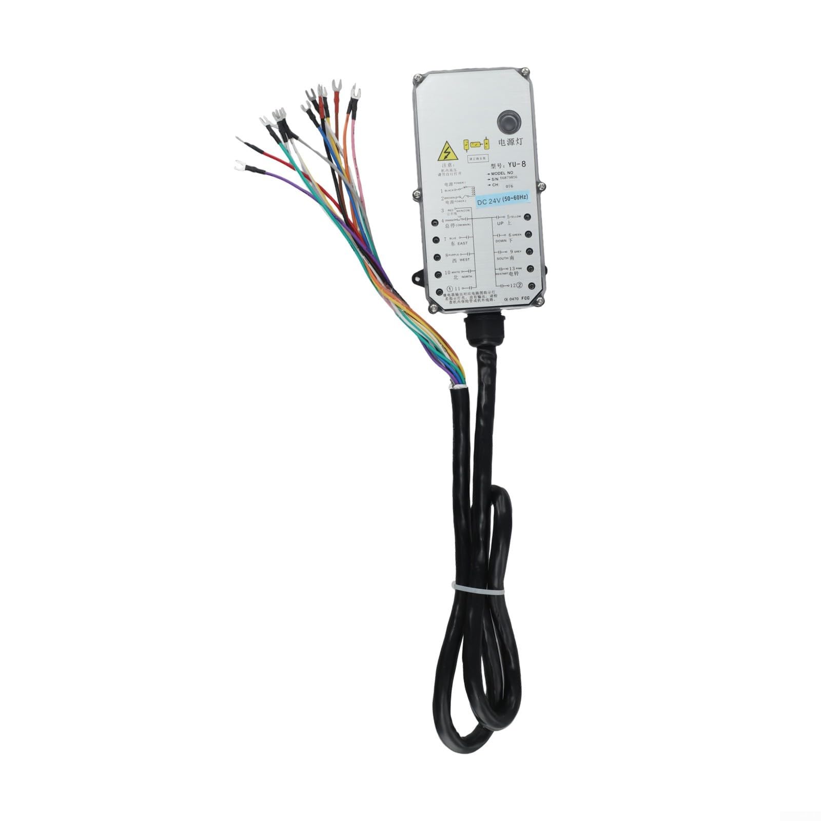 Control remoto industrial YU-8+ grúa polipasto de emergencia apagado(AC380V