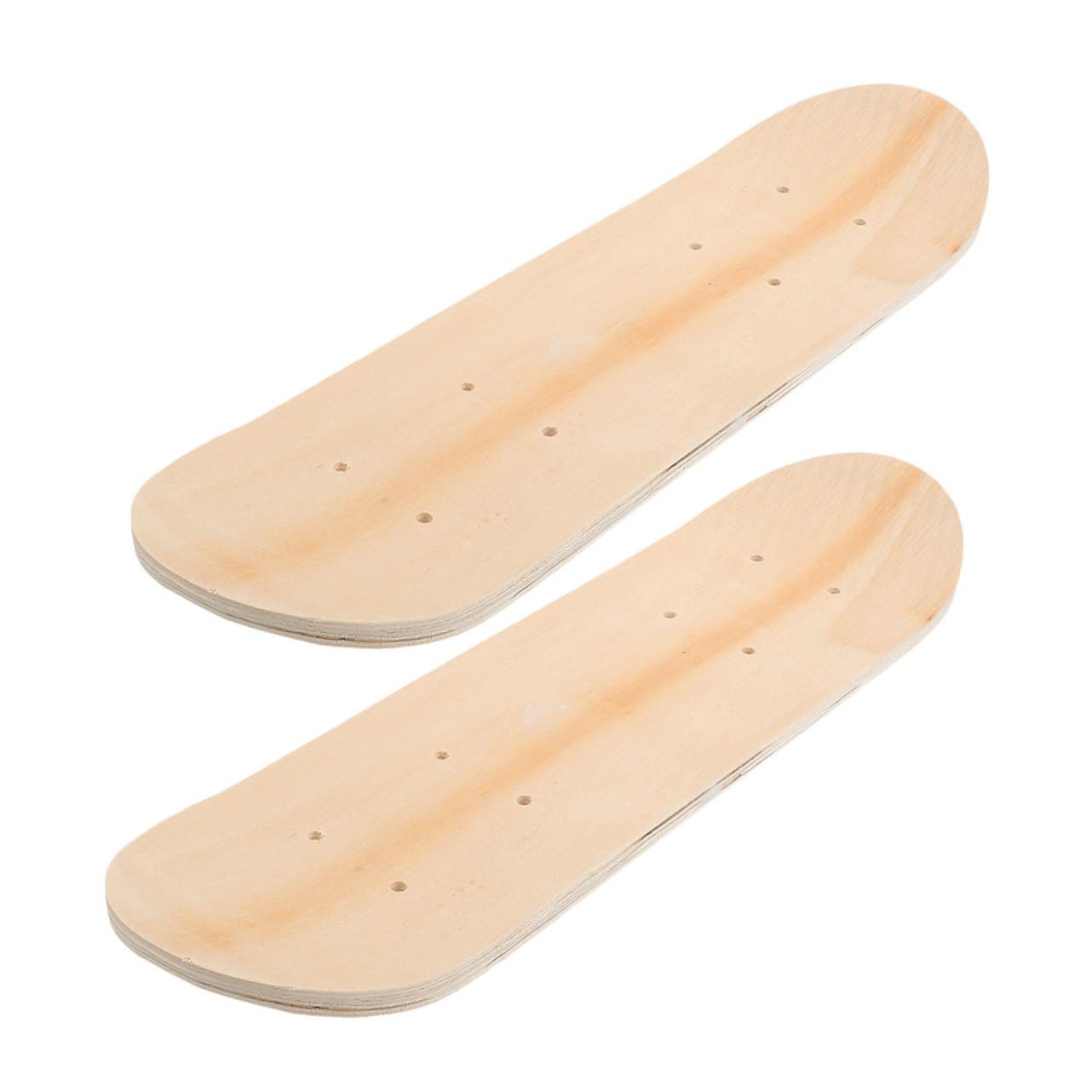 2stücke Holz-Skateboard DIY Graffiti Board Skateboard-zubehör Unvollendetes Skateboard-Deck Für Wand Blank Graffiti Skateboard Leeres Skateboarddeck Leeres Skateboard-Deck