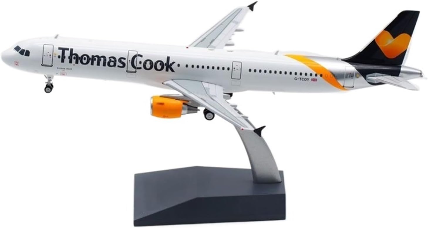 Die Cast Plane 1 200 for A321 Scale Alloy Aircraft Model Simulation Die-cast Craft Decoration Collection Adult Gifts Finished Metal Airplane