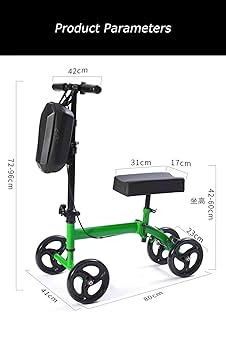 ニースクーター 折りたたみ エコノミーニースクーター　ブレーキ付き[歩行器] 61kUmhICi4L._UF350,350_QL50_.jpg