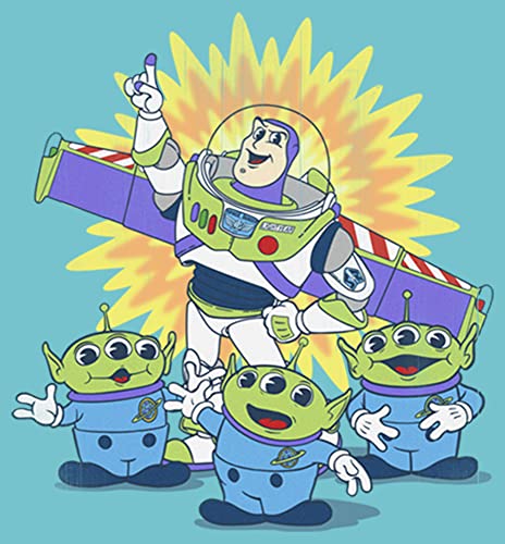 Image of Girl's Toy Story Buzz Lightyear and Aliens T-Shirt