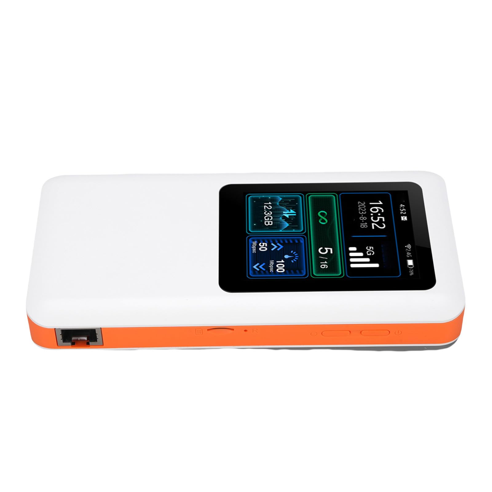 Aramox Dispositivo Hotspot Mobile WIFI 5G Portatile con Batteria da 10000 | Chipset MT6877, Doppia Banda da 2,4 GHz/5,8 GHz, Supporta 16 Utenti, Ricarica Rapida PD3.0, Router da Viaggio con Slot per
