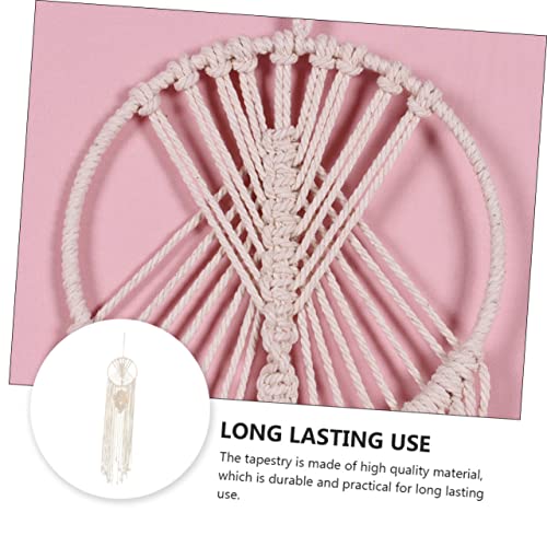 Tapiz de pared de algodón TOPBATHY: borlas de diseño para dar calidez a tu dormitorio 6