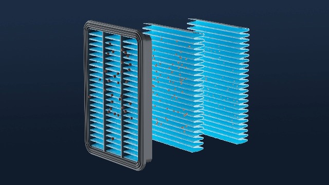 Image of Cabin & Engine Air Filter Fit for 2016-2024 Mazda CX-9 CX9 2.5L Activated Carbon Cabin Filter Replacement CF12157 PY8W133A0 Car Accessories