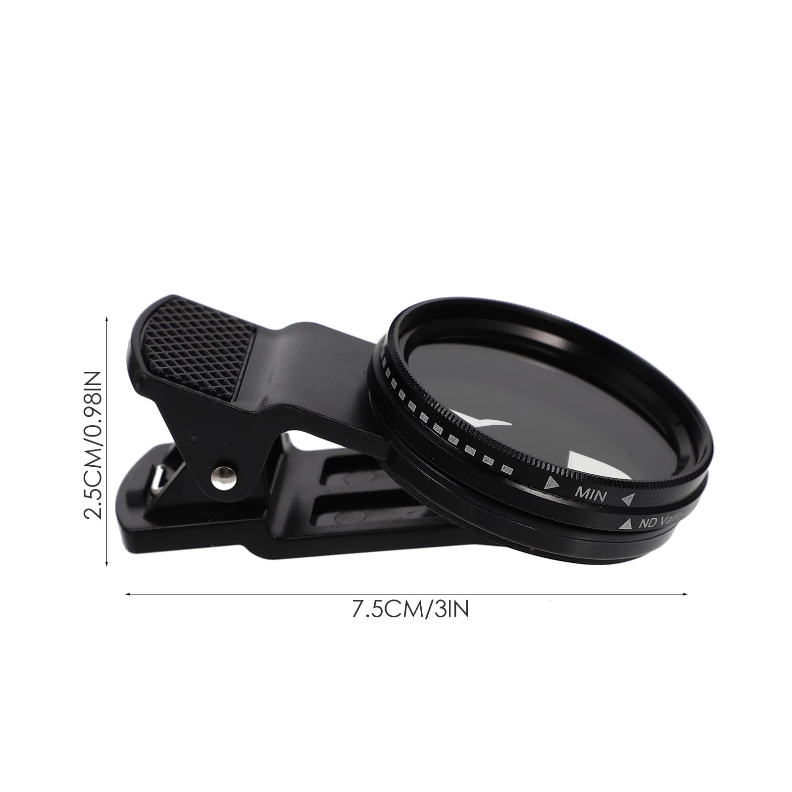 Gatuida 3sätze Universeller Handy-Filter Mit Clip Einstellbarer Graufilter Für Handykameras Für Landschafts Und Bewegungsfotografie Leicht Und Tragbar