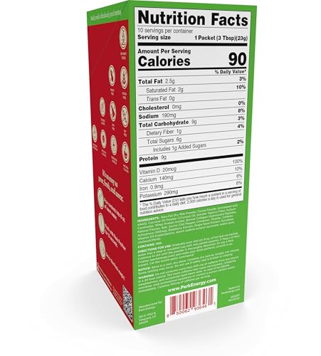 Image of Perk Energy Drink Mix (Mexican Hot Chocolate) 10 Stick Packs, Gluten-Free | Caffeinated Healthy Coffee Alternative with Protein, 100mg of Caffeine, Soy-Free, Peanut-Free