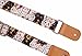 MUSIC FIRST Original Design “Fortune Cats (Maneki Neko)” Soft Canvas & Genuine Leather Ukulele Strap Ukulele Shoulder Strap
