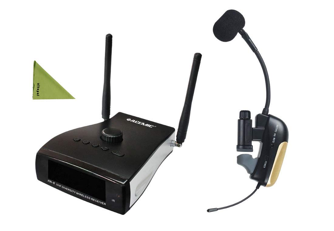 VITOPAL ACEMIC PR-8 ST-4 Professional Stage Antenna Diversity Wireless Saxophone Trumpet Microphone System Musical Instrument