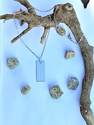 Collier Gravure Personnalisee Date Chiffre Romain Ligne Fete Des Peres Amazon Fr Handmade