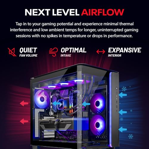 Image of Skytech Gaming King 95 Gaming PC, Intel Ultra 7 270K Plus 5.4GHz, NVIDIA RTX 5080 16GB VRAM, 1TB Gen4 NVMe SSD, 32GB DDR5 RAM 6000, 850W Gold ATX 3 PSU, 360 ARGB AIO, WI-FI 6, Windows 11, Desktop