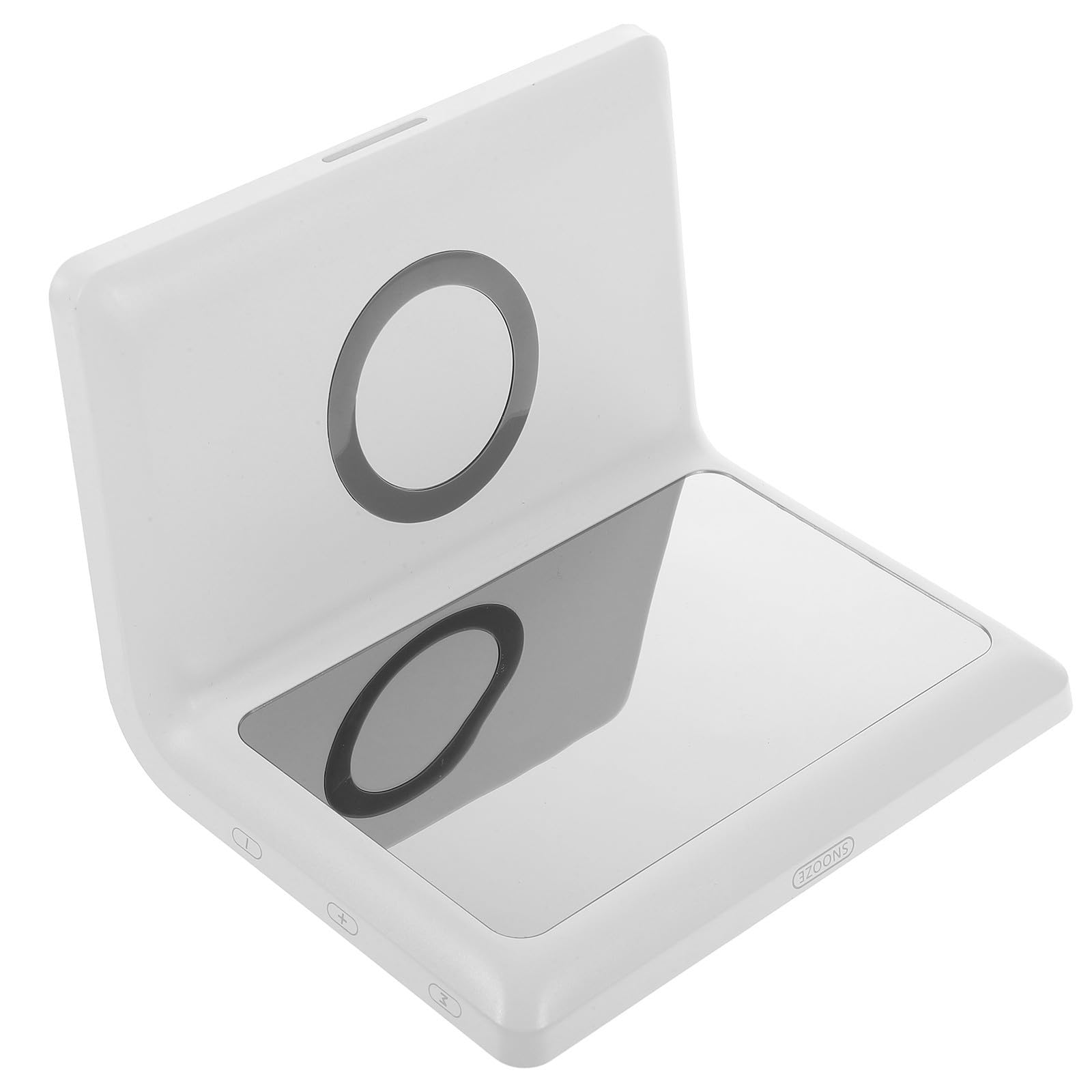 Cargador Inalámbrico para Teléfono Despertador, Tipo C, Blanco