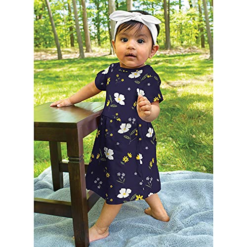 Image of Hudson Baby Girl's Cotton Dresses