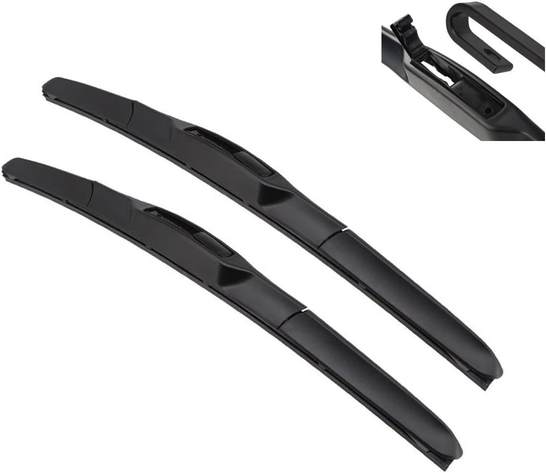 DZTYNKO Car Windscreen Wiper Blades Set for Mazda 3 Axela 2014-2017 24in+18in, Front Window Wipers for Clear Visibility, Replacement Wiper Blades