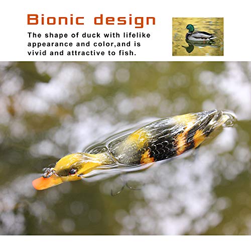 Duck Fishing Lures For Bass, Multi Jointed Swimbaits