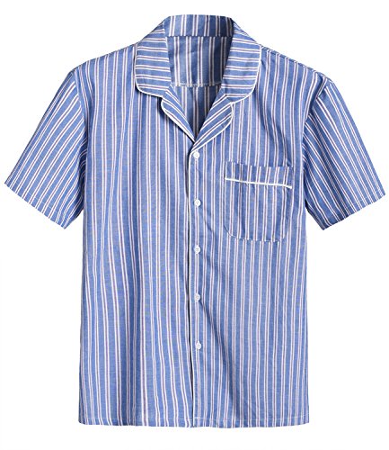 Latuza Men's Cotton Woven Short Sleepwear Pajama Set3