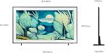 SAMSUNG 65-Inch The Frame 4K Smart TV, Art Mode, Matte Glare Free Screen, Slim Design, AI Gen 2 Processor, 144Hz, Slim Wallmount Included, One Connect Box, Q-Symphony - QN65LS03FAFXZC [Canada] (2025)