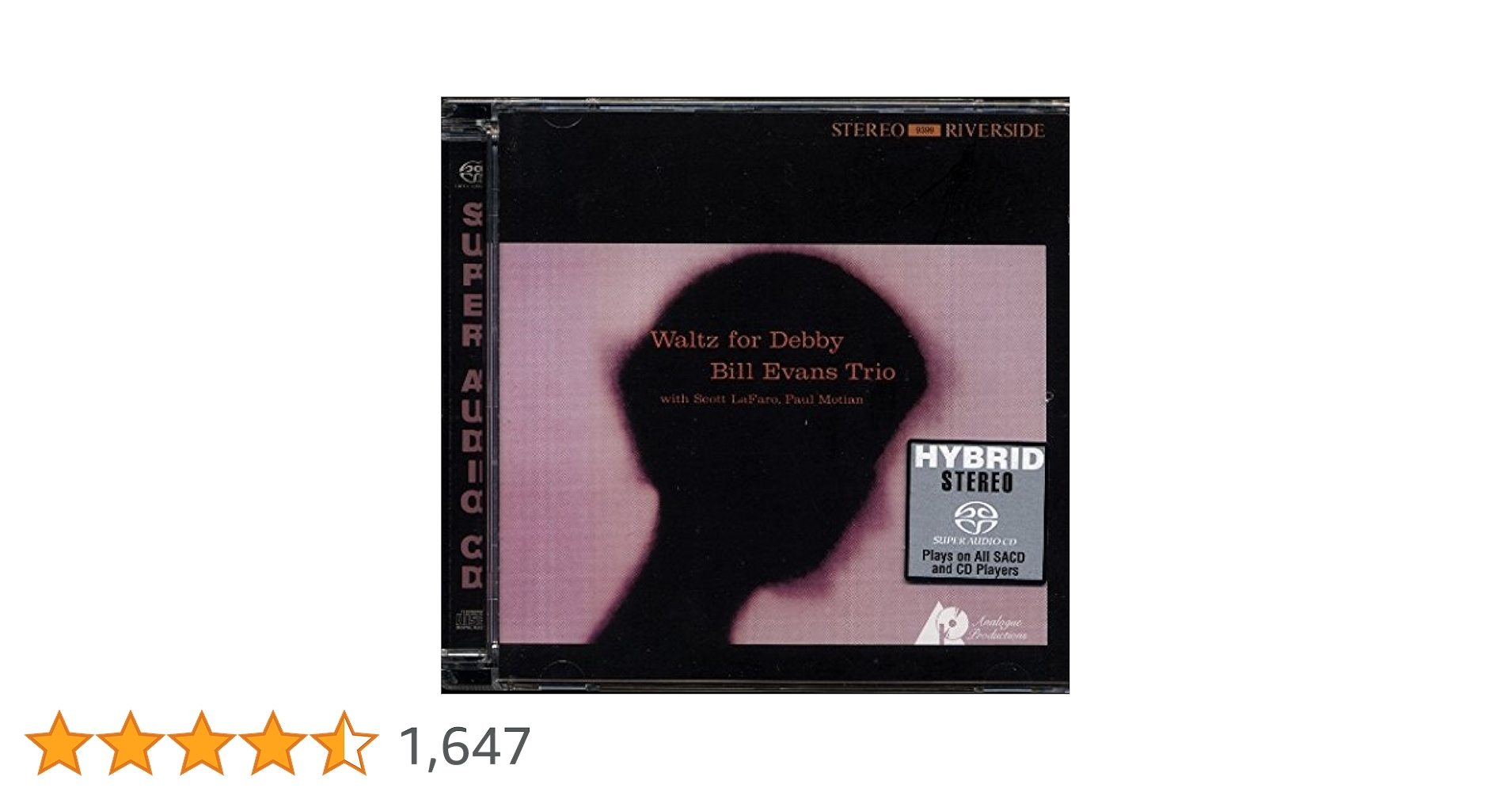 【超ギガレア！】ビルエヴァンス/ワルツ・フォー・デビイ USオリジ【極美品！】 Waltz For Debby : Bill Evans | HMV&BOOKS online : Online