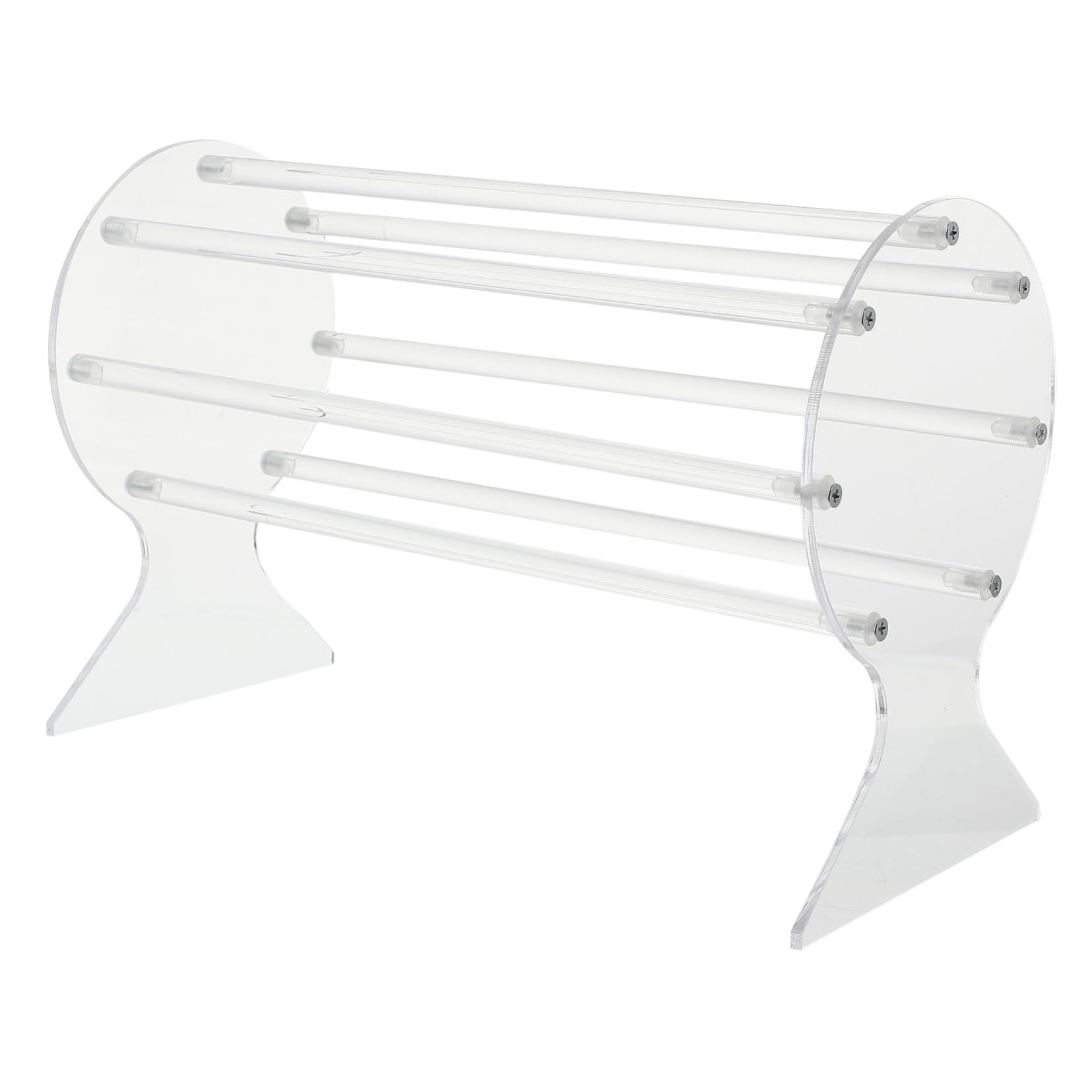 minkissy 1Pc Acrylic Scrunchie Holder Rack Compact Hair Tie Organizer for Headbands Accessories Durable Display Stand for Hairpins present for Friends Family