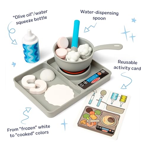 Melissa & Doug Simmer & Stir Stove Top, Color-Changing Pretend Play Food - image 4