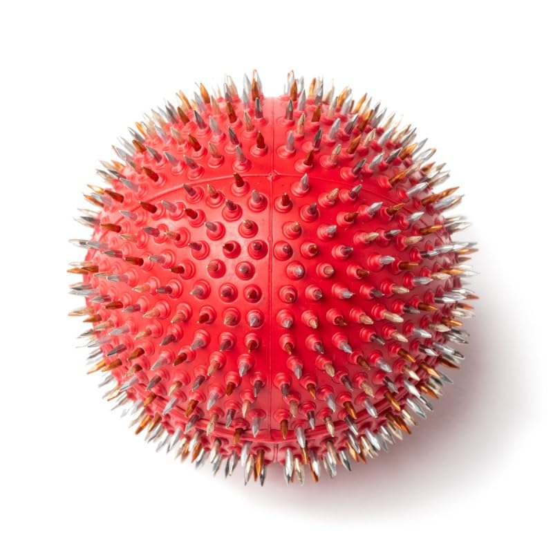Acupuncture Lyapko anti-douleur : balle massage actif mains pieds rouge