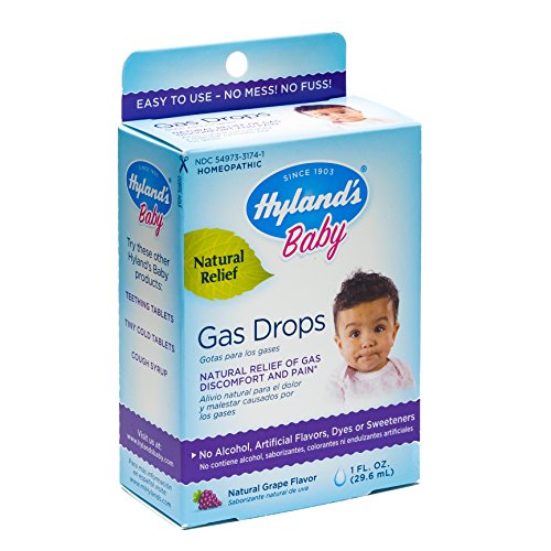 Gas Drops For Babies, Hyland's Baby, Natural Gas Relief, Grape Flavor, 1 Fl Oz #TOP2
