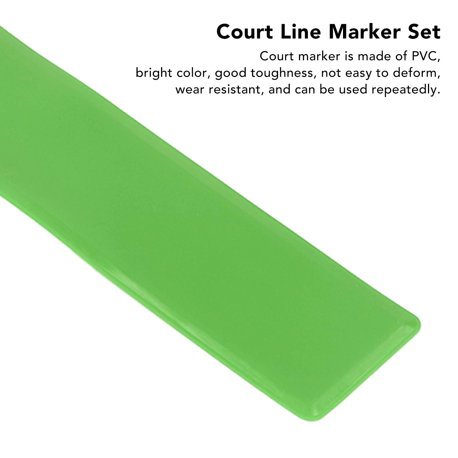 Socobeta Marqueurs de Ligne de Terrain Polyvalente pour Basket-Ball Football Tennis Pickleball