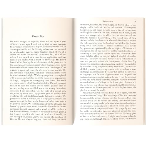 Image of Frankenstein | Horror Classic | Unabridged (208 Pages) | Suspense Thriller Fiction Novel for Readers of All Ages by Mary Shelley (Classic Novels)