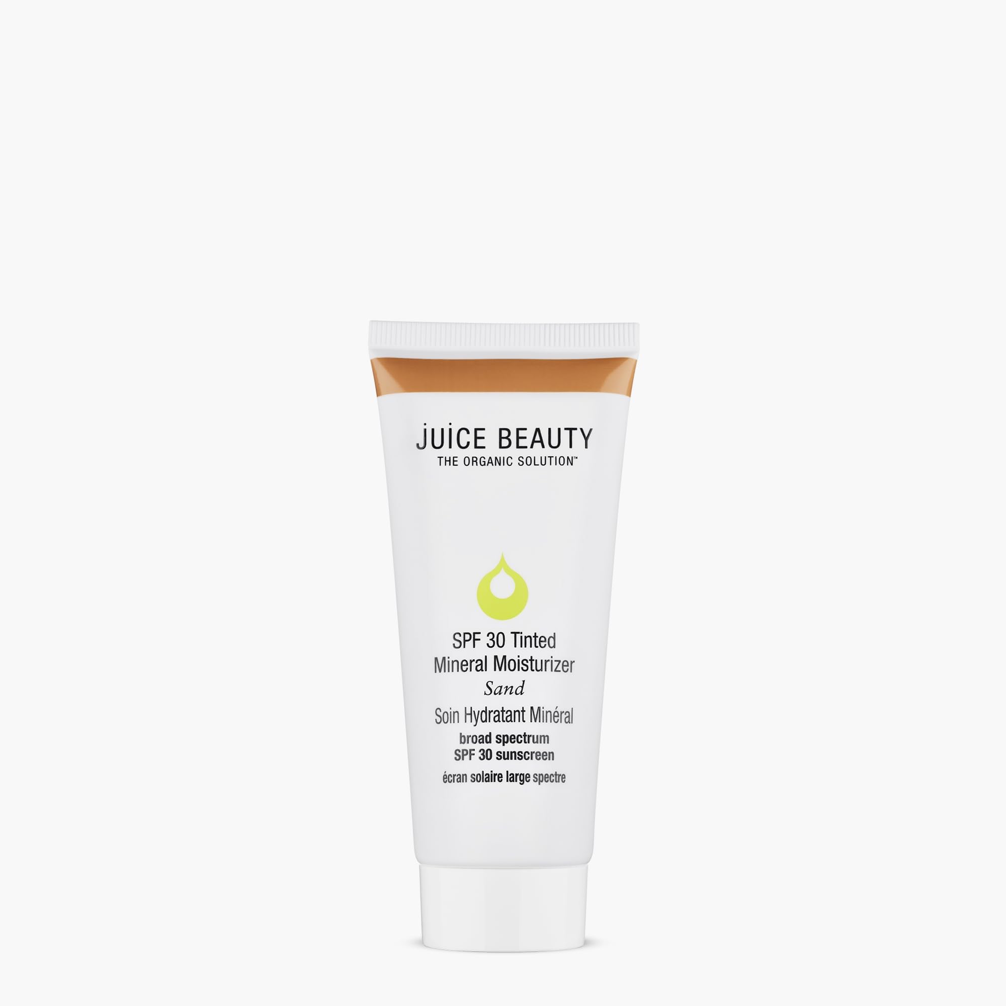 SPF 30 Tinted Mineral Moisturizer - BB Cream in Sand - 60 mL - Provides Light Glowing Coverage - Vegan, Cruelty Free