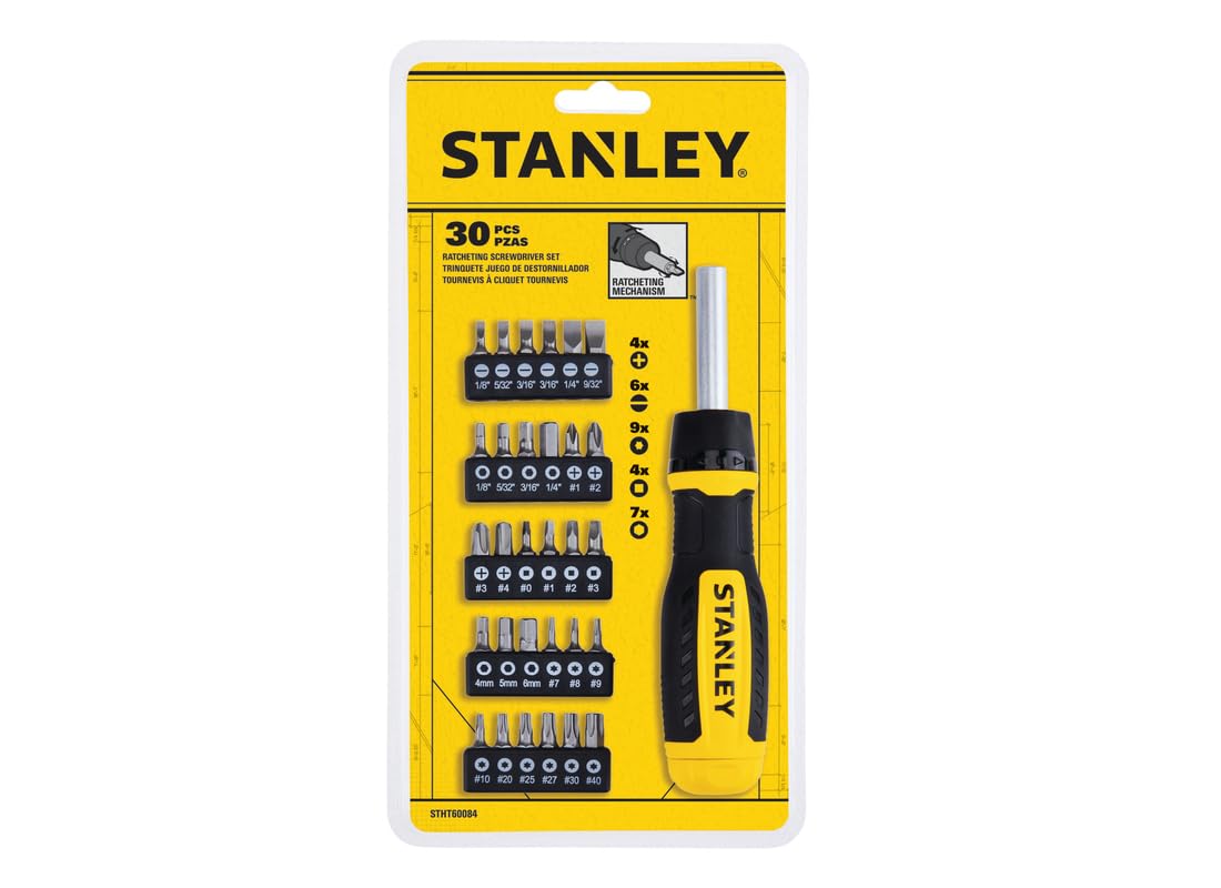 Stanley Stht60084 Screwdriver Set, 30 Piece