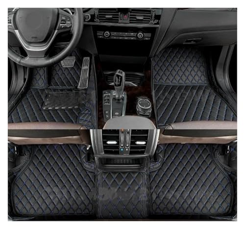 Tapis coffre voiture personnalisé Kia EV5 2024 2025 avec couverture complète en cuir PU noir