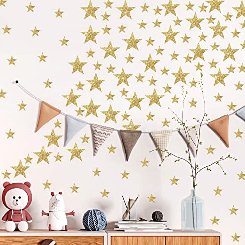 Vinilos Decorativos Estrellas Doradas Brillantes 63 Piezas miniatura 7
