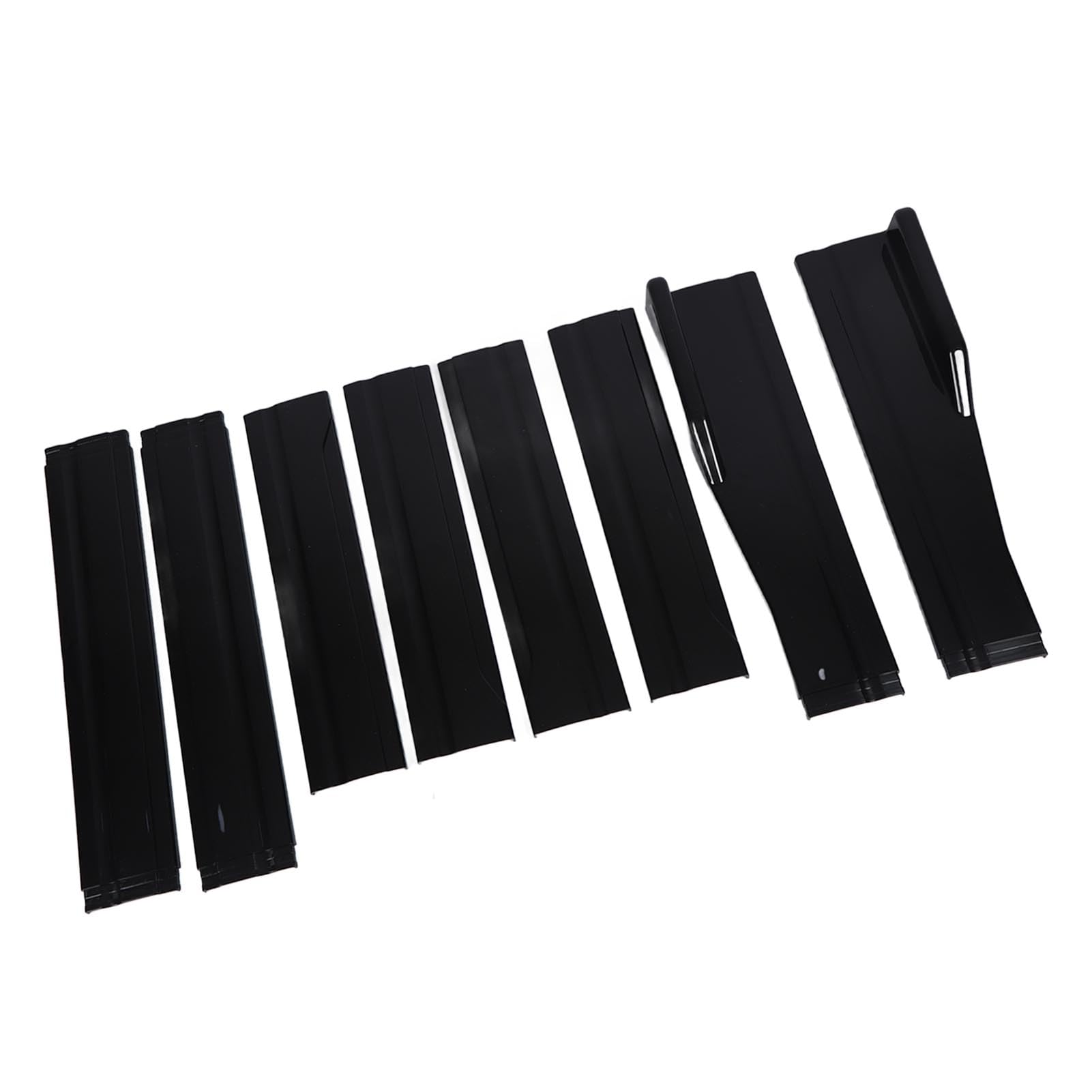 Generic Extensión de Faldón Lateral Trasero Negro Brillante para Mejorar la Estabilidad del Vehículo 78,7 Pulgadas para Automóviles Universales