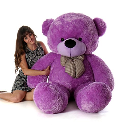 Image of ToYBULK Teddy Bear, Teddy Bear 3 Feet for Girls, Soft Toys for Girls, Big Teddy Bear, Toys for Girls /Wife /Girlfriend /Husband, (3 Feet, Purple)