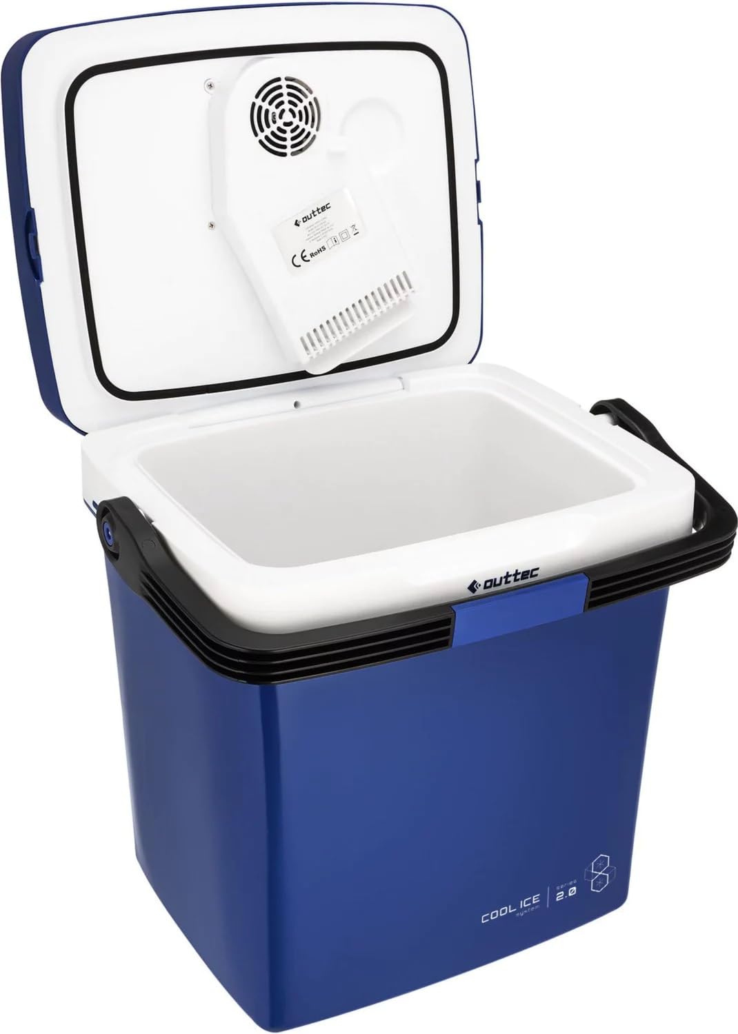 Glaciere Electrique 12v 220v 32L Outtec - glacière électrique Voiture, frigo Camping, glaciere a Compression, Mini glaciere Electrique, refrigerateur Camping Car, glaciere Voiture