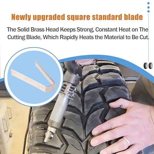 Image of Tire Groover Blade Tire Groover Regroover #7 7 /32 inch Square Standard Duty Blade New Upgrades 2024 (Set of 18)