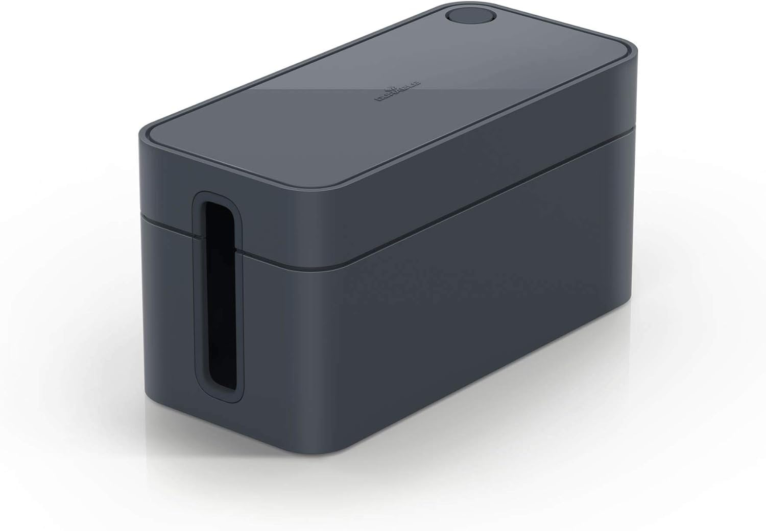 CAVOLINE Cable Management Box S | Safely Store Power Blocks and Cables | Premium Flame Retardant Plastic | Small Box in Graphite