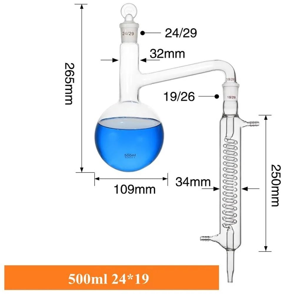 Sprzęt laboratoryjny i materiały eksploatacyjne Jednostka skraplacza Balon Zastosowanie do ekstrakcji Essential